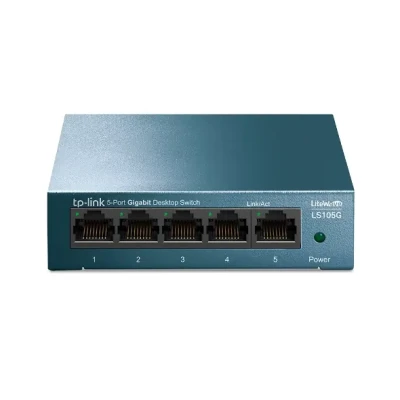 TP-LINK  |  Datoru tīkla slēdzis  |  LS105G  |  Nevadāms  |  Dators  |  Barošanas veids Ārējais