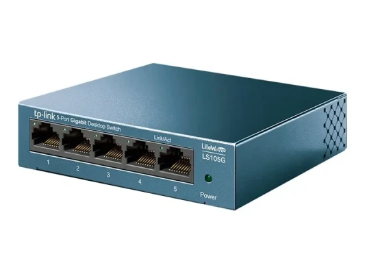 TP-LINK  |  Datoru tīkla slēdzis  |  LS105G  |  Nevadāms  |  Dators  |  Barošanas veids Ārējais