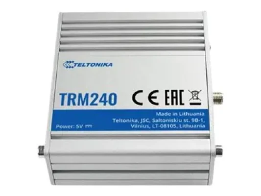 Teltonika TRM240 industriālais LTE Cat 1 modems  |  Micro USB
