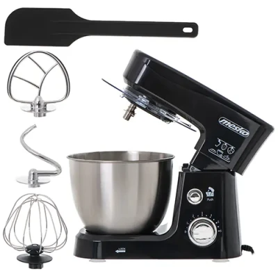 Mesko  |  MS 4217  |  1200 W  |  Number of speeds 6  |  Bowl capacity 3.5 L  |  Stainless steel / Black