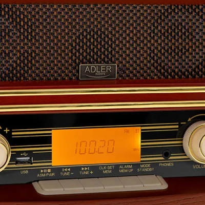 Adler  |  Retro Radio  |  AD 1187  |  Alarm function  |  AUX in  |  Wooden