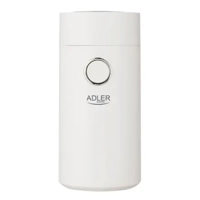 Adler  |  Coffee grinder  |  AD4446wg  |  150 W  |  Coffee beans capacity 75 g  |  Lid safety switch  |  White