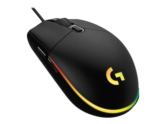 Logitech  |  Spēļu pele  |  G102 LIGHTSYNC  |  Vadu  |  USB  |  Melna