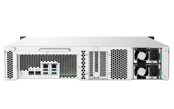 QNAP  |  12-Bay  |  TS-1232PXU-RP-4G  |  AnnapurnaLabs Alpine  |  AL324 quad-core  |  Processor frequency 1.7 GHz  |  4 GB  |  DDR4