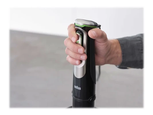 Braun  |  Hand Blender  |  MQ9138XI MultiQuick 9  |  Hand Blender  |  1200 W  |  Number of speeds 3  |  Chopper  |  Ice crushing  |  Black / Stainless Steel