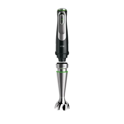 Braun  |  Hand Blender  |  MQ9138XI MultiQuick 9  |  Hand Blender  |  1200 W  |  Number of speeds 3  |  Chopper  |  Ice crushing  |  Black / Stainless Steel