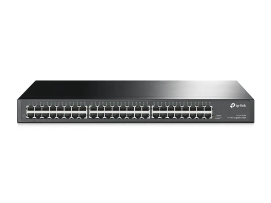 TP-LINK  |  48-портовый гигабитный коммутатор для установки в стойку  |  TL-SG1048  |  Без управления  |  Устанавливается в стойку