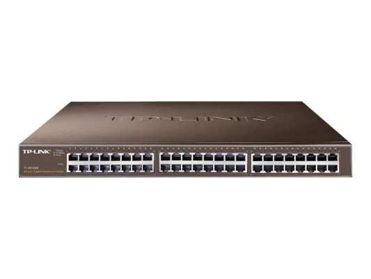 TP-LINK  |  48-портовый гигабитный коммутатор для установки в стойку  |  TL-SG1048  |  Без управления  |  Устанавливается в стойку