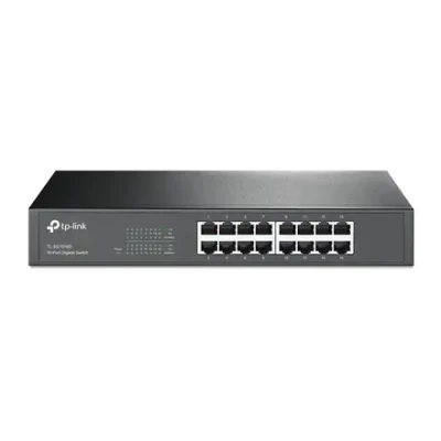 TP-LINK  |  16-Port Gigabit Switch  |  TL-SG1016D  |  Unmanaged  |  Desktop / Rackmountable