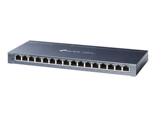 TP-LINK  |  16-портовый гигабитный коммутатор  |  TL-SG116  |  Без управления  |  Настольный