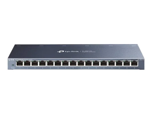 TP-LINK  |  16-портовый гигабитный коммутатор  |  TL-SG116  |  Без управления  |  Настольный