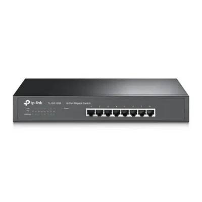 TP-LINK  |  8-Port Gigabit Switch  |  TL-SG1008  |  Unmanaged  |  Desktop / Rackmountable