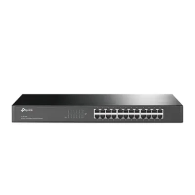 TP-LINK  |  Switch  |  TL-SF1024  |  Unmanaged  |  Rackmountable  |  10 / 100 Mbps (RJ-45) ports quantity 24  |  Power supply type External
