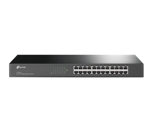 TP-LINK  |  Switch  |  TL-SF1024  |  Unmanaged  |  Rackmountable  |  10 / 100 Mbps (RJ-45) ports quantity 24  |  Power supply type External