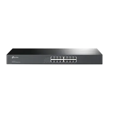 TP-LINK  |  Switch  |  TL-SF1016  |  Unmanaged  |  Rackmountable  |  10 / 100 Mbps (RJ-45) ports quantity 16  |  Power supply type External