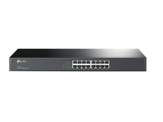 TP-LINK  |  Switch  |  TL-SF1016  |  Unmanaged  |  Rackmountable  |  10 / 100 Mbps (RJ-45) ports quantity 16  |  Power supply type External