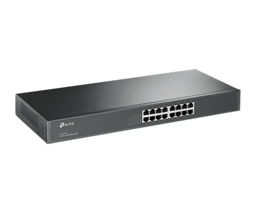 TP-LINK  |  Switch  |  TL-SF1016  |  Unmanaged  |  Rackmountable  |  10 / 100 Mbps (RJ-45) ports quantity 16  |  Power supply type External