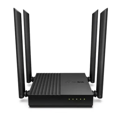 AC1200 Wireless MU-MIMO Wi-Fi Router  |  Archer C64  |  802.11ac  |  867+400 Mbit / s  |  Ethernet LAN (RJ-45) ports 4  |  Mesh Support No  |  MU-MiMO Yes  |  No mobile broadband  |  Antenna type 4 x Fixed