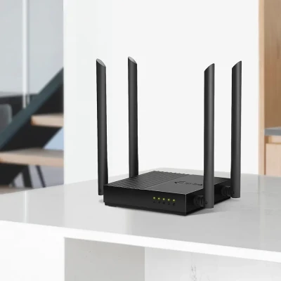 AC1200 Wireless MU-MIMO Wi-Fi Router  |  Archer C64  |  802.11ac  |  867+400 Mbit / s  |  Ethernet LAN (RJ-45) ports 4  |  Mesh Support No  |  MU-MiMO Yes  |  No mobile broadband  |  Antenna type 4 x Fixed