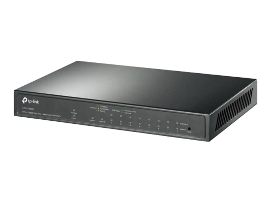 TP-LINK  |  10-Port Gigabit Easy Smart Switch with 8-Port PoE+  |  TL-SG1210MPE  |  Web managed  |  Desktop  |  Power supply type External  |  60 month(s)