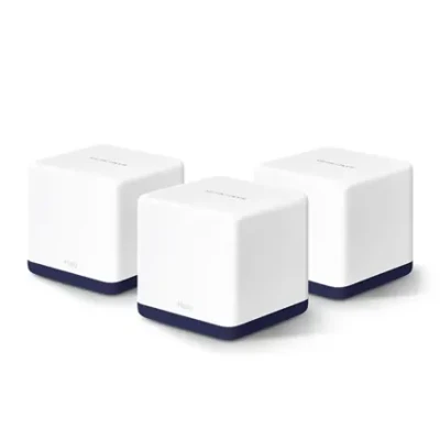 Mercusys  |  Halo H50G (3-Pack)  |  Mesh Wi-Fi System  |  AC1900  |  Wi-Fi 5  |  2.4 GHz, 5 GHz  |  3x Gigabit RJ-45