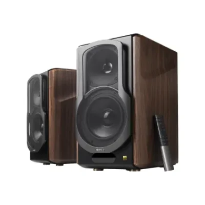 Edifier S2000MKIII Bookshelf Speaker, Brown  |  Edifier