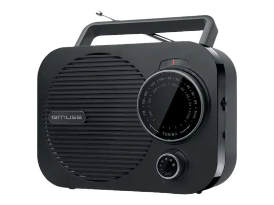 Muse  |  M-050 R  |  Portable radio  |  AUX in  |  Black