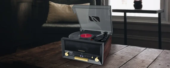 Muse  |  Микросистема с виниловым проигрывателем  |  MT-112 W  |  Микросистема CD с проигрывателем винила  |  USB порт