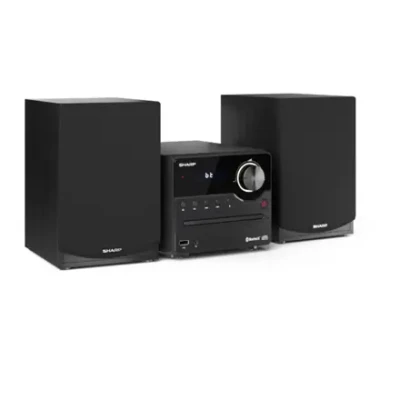 Sharp XL-B512(BK) Hi-Fi Micro System, CD / FM / USB / Bluetooth v5.0, 45W, Black  |  Sharp  |  Hi-Fi Micro System  |  XL-B512(BK)  |  Black  |  USB port  |  AUX in  |  Bluetooth  |  CD player  |  FM radio  |  Wireless connection