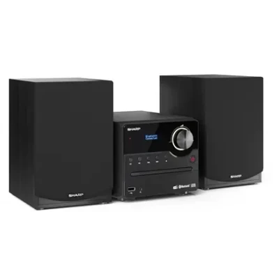Sharp XL-B517D(BK) Hi-Fi Micro System, CD / FM / USB / Bluetooth v5.0, Aux-in, 45W, Black  |  Sharp  |  Hi-Fi Micro System  |  XL-B517D(BK)  |  Black  |  USB port  |  AUX in  |  Bluetooth  |  CD player  |  FM radio  |  Wireless connection
