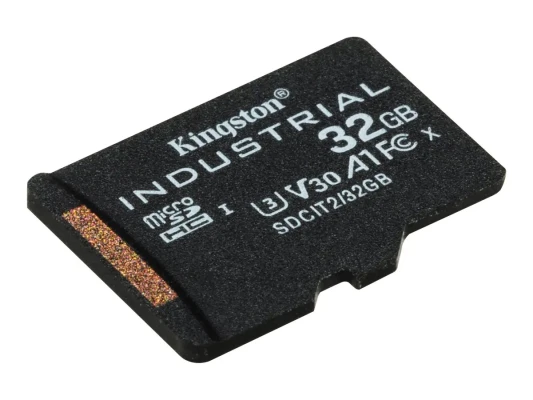 Kingston  |  UHS-I  |  32 ГБ  |  microSDHC / SDXC Промышленная карта  |  Класс флеш-памяти Class 10, UHS-I, U3, V30, A1