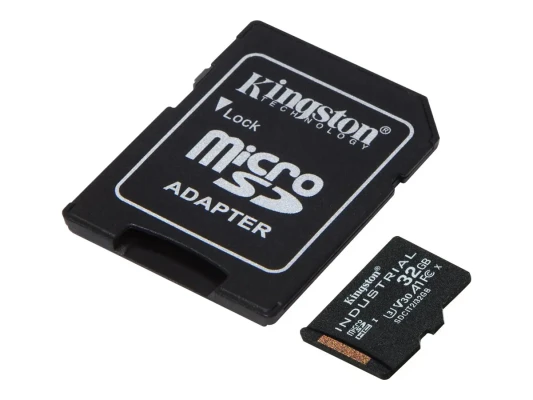 Kingston  |  UHS-I  |  32 ГБ  |  microSDHC / SDXC Промышленная карта  |  Класс флеш-памяти Class 10, UHS-I, U3, V30, A1