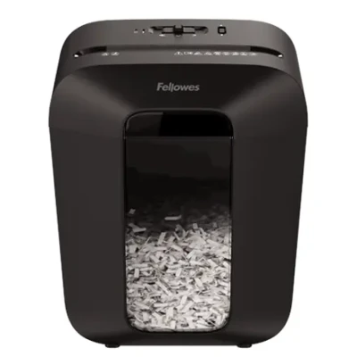 Powershred  |  LX50  |  Melns  |  17 L  |  Kredītkaršu šķēlēšana  |  Papīra apstrāde standarts / izvade 9 lapas vienā reizē  |  Krusts-griešanas šķēlējs  |  Garantija 24 mēneši