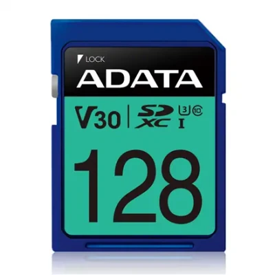 ADATA  |  Premier Pro  |  UHS-I  |  128 ГБ  |  SDXC  |  Класс флеш-памяти 10
