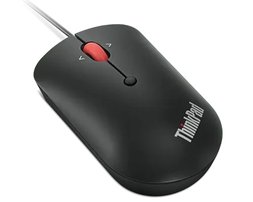 Lenovo  |  ThinkPad USB-C Wired Compact Mouse  |  USB-C  |  Raven black