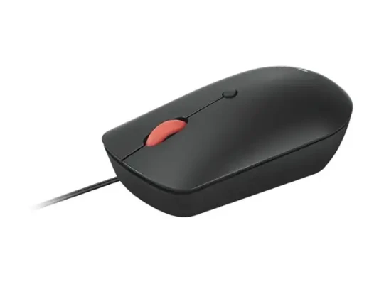 Lenovo  |  ThinkPad USB-C Wired Compact Mouse  |  USB-C  |  Raven black