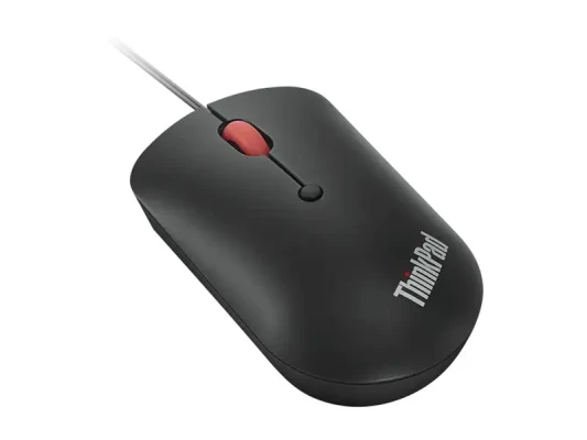 Lenovo  |  ThinkPad USB-C Wired Compact Mouse  |  USB-C  |  Raven black