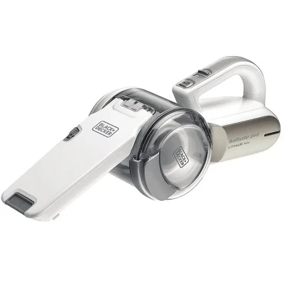 BLACK & DECKER  |  Vacuum Cleaner  |  PV1820L-QW  |  Cordless operating  |  Handstick  |  18 V  |  Operating time (max) 13 min  |  White