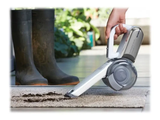BLACK & DECKER  |  Vacuum Cleaner  |  PV1820L-QW  |  Cordless operating  |  Handstick  |  18 V  |  Operating time (max) 13 min  |  White