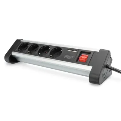 Digitus  |  Office Power Strip  |  DA-70614  |  Silver / Black