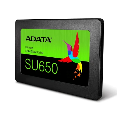 ADATA  |  Ultimate SU650  |  256 GB  |  SSD form factor 2.5"  |  Solid-state drive interface SATA 6Gb / s  |  Read speed 520 MB / s  |  Write speed 450 MB / s