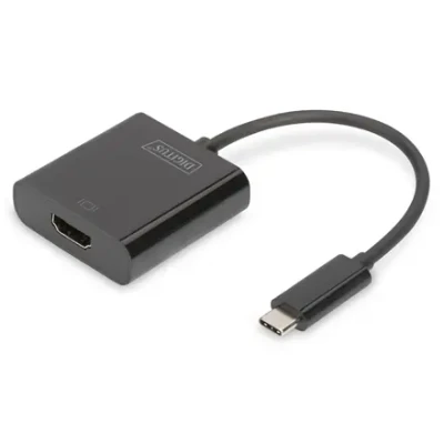 Digitus  |  USB Type-C to HDMI Adapter  |  DA-70852  |  Black  |  USB Type-C  |  0.15 m