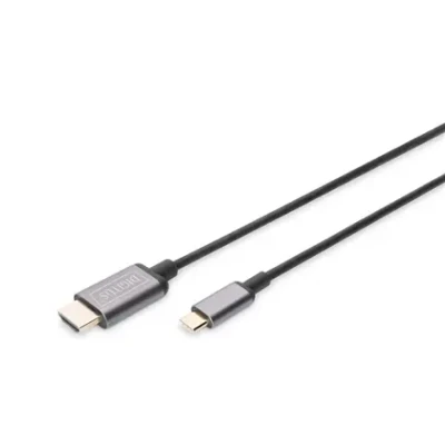 Digitus  |  USB Type-C to HDMI Adapter  |  DA-70821  |  Black  |  USB Type-C  |  1.8 m