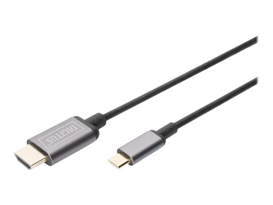 Digitus  |  USB Type-C to HDMI Adapter  |  DA-70821  |  Black  |  USB Type-C  |  1.8 m