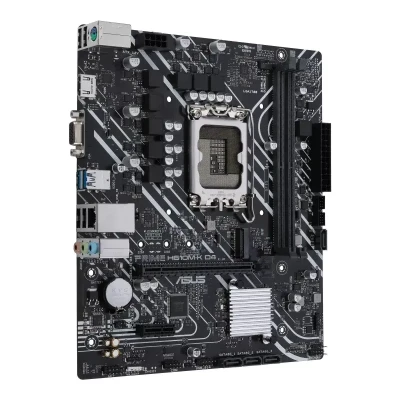Asus  |  PRIME H610M-K D4  |  Семейство процессоров Intel  |  Разъем процессора LGA1700  |  DDR4 DIMM  |  Количество слотов памяти 2  |  Поддерживаемые интерфейсы жесткого диска SATA, M.2  |  Количество SATA разъемов 4  |  Чипсет Intel H610  |  mATX