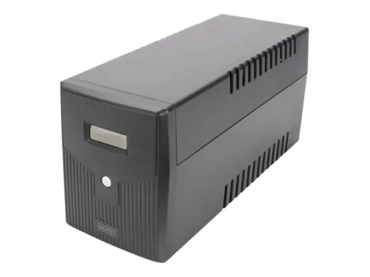 Digitus  |  Line-Interactive UPS  |  Line-Interactive UPS DN-170074, 1000VA, 600W, 2x 12V / 7Ah battery, 4x CEE 7 / 7 outlet, 2x RJ45, 1x USB 2.0 type B, 1x RS232, LCD, Simulated Sine Wave, 338x150x162mm, 7.8kg  |  1000 VA  |  600 W
