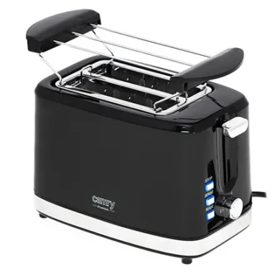 Camry  |  Toaster  |  CR 3218  |  Power 750 W  |  Number of slots 2  |  Housing material Plastic  |  Black