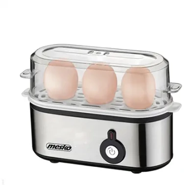 Mesko  |  Egg boiler  |  MS 4485  |  Stainless steel  |  210 W  |  Functions For 3 eggs
