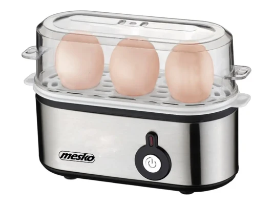 Mesko  |  Egg boiler  |  MS 4485  |  Stainless steel  |  210 W  |  Functions For 3 eggs