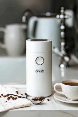 Adler  |  Coffee Mill  |  AD 4446ws  |  150 W  |  Coffee beans capacity 75 g  |  White